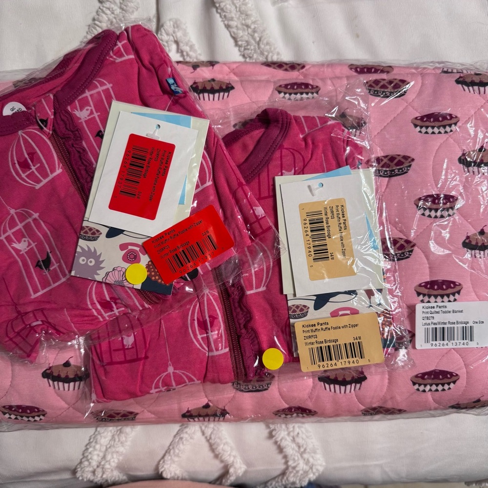 KicKee Pants Winter Rose Birdcage 3 items!